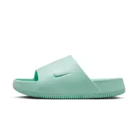 在飛比找蝦皮購物優惠-Nike Calm Slide 女 綠色拖鞋厚底拖鞋 麵包拖