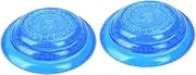 2pcs Pet Puppy Teething Toys Flying Plate Toy Dog Disc Toys Dog Chew Toys for Puppies Outside Toy Puppy Disc Toy Outdoor Play Toys for Dog Training Toy Blue
