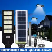 LED Solar Power PIR Motion Sensor Wall Light Outdoor Garden Security Street Lamp