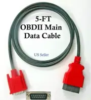 OBDII OBD2 Cable For XTool Super SBB2 & X100 Pro Auto Key Programmer Scan Tools