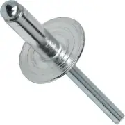 Large Flange Pop Rivets 5/32" x 3/8" Aluminum Body Steel Mandrel (5-6) Qty 2500