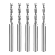 5PCS 1/8" Shank 2.0mm x 12mm Carbide End Mill CNC Router Bits 2 Flute