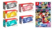 NEW Nintendo Switch Lite + Mario Kart 8 PICK COLOR Turquoise Gray Yellow Coral