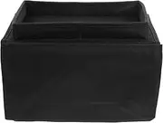 Couch Cup Holder Tray Sofa Armrest Storage Organizer Pocket Bag for Tv Remotes Books and Electronics Multifunctional Home Storage Black