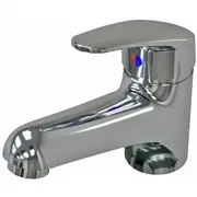 Ram Fiesta Cast Basin Mixer 40mm 4 Star 7.5Lpm Chrome Plated