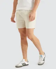 [Nomadic Paradise] Paloma Linen Striped Shorts Oatmeal XS