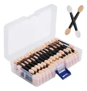 120 Eye Shadow Applicators Disposable Foam Makeup Brush Sponge Stick Palette
