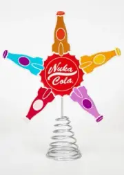 Fallout 4 76 New Vegas Nuka Cola Bottle Fizz-tive Tree Christmas Holiday Topper