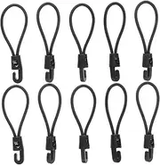 [KOMBIUDA] 20pcs Heavy Duty Elastic Luggage Straps with Hooks Durable Tie Down Rope for Secure Travel Lightweight and Easy to Use Outdoor Tarp Straps