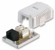 PRO SIGNAL - 1-Port Cat6 RJ45 Surface Mount Socket - Unshielded