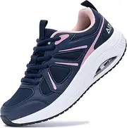 [QAUPPE] Womens Walking Shoes with Arch Support Athletic Orthopedic Sneakers for Women Foot Pain Relief US 5.5-10.5