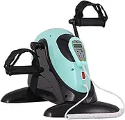Electronic Physical Therapy and Rehab Bike Pedal Motorized Trainer for Senior,Arm & Leg Electric Pedal Exerciser with LCD Screen Displays (Color : B)