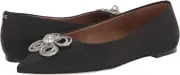 Sam Edelman Women's Wanda Pointed Toe Flat Black Tour 6.5M