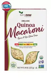 , Organic Quinoa Macaroni, Gluten-Free, Corn-Free, Non-Gmo Elbow Pasta