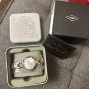 FOSSIL Kerrigan Three-Hand Two-Tone Stainless Steel Watch Rose Gold, Silver
