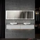 Bathroom Full Length Mirror with LED Lights Touch Sensor | Vertical | Horizontal