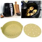 1 Set Air Fryers Pad Easy Cleaning Bakeware Bpa Free Oven Fryer Baking Tray