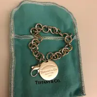 在飛比找蝦皮購物優惠-Tiffany & Co. 經典圓牌手鍊