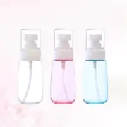 3 Pcs Fine Spray Bottles Plastic Skincare Travel Containers Micro