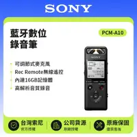 在飛比找鮮拾優惠-【SONY 索尼】內建16G錄音筆 PCM-A10 內附收納