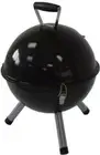 Jumbuck Portable Charcoal Grill BBQ with Lid Black Coal Camping Fishing