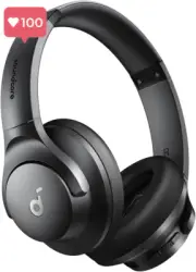 Anker Hybrid Active Noise Cancelling Headphones Wireless Bluetooth 40H Playtime