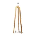 Lund Floor Lamp Scandi Timber Tripod Base Only