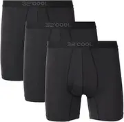 [32 Degrees] Mens 3 Pack Active Mesh Boxer Brief