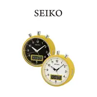 在飛比找ETMall東森購物網優惠-SEIKO 精工 QHE114 計時器造型特殊潮流鬧座鐘