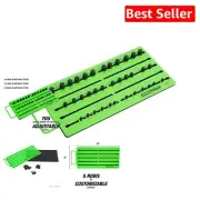 Customizable Portable Socket Organizer Tray - Magnetic with 36 Adjustable Studs
