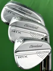 Cleveland RTX Full Face 2 Wedge Set 50-08*, 54-10*, 58-08* Steel DG Spinner NEW