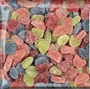 Assorted SOUR Fruit Flavored Gummies Gummy Candy- BULK CANDY- 1/2 POUND