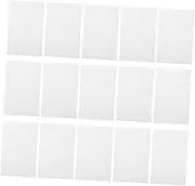 KONTONTY 50pcs DIY Message Tags Blank Postcards for Hand Drawing Cards Dutch White Card DIY Postcard Materials