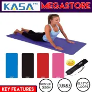 Kasa Yoga Mat Pilates Gym Fitness Physio Extra Thick 20mm Non Slip 1830 X 610mm