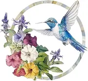 [Generic] Hummingbird Wall Art Ornament Craft Gift Collectible Metal Hanging Artwork for Wedding Yard Indoor Outdoor Porch Living Room