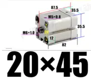 New 1pc ADN20*45-P-A cylinder internal thread cylinder