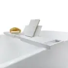 Adjustable Bath Caddy - White. For phone / ipad / snacks / book FREE DELIVERY!!!