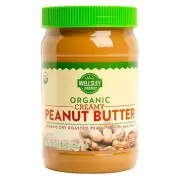 Wellsley Farms Organic Creamy Peanut Butter with Sea Salt, 36 oz (2.25 lbs)