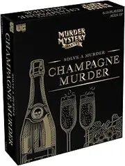 Murder Mystery Party Game – The Champagne Murder | Fun Board Game for Adults & Teens, Ages 14+ | Perfect for Parties, Unsolved Case Files & Mystery Lovers