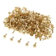 200pcs Round Head Paper Fasteners Brads for Scrapbook