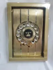 Vintage Eagle Telephone Address Rotary Phone Dial Flip Up Phone Index Unused