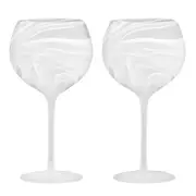 Skylar Gin Glass 626mL Frost Set of 2 Tempa 898250