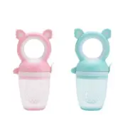 Baby Fresh Fruit Food Feeder Pacifier Plus Teether! Available In Pink or Blue!