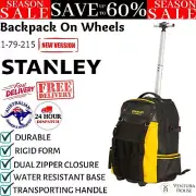 Stanley 1-79-215 FatMax Tool Back Pack On Wheels Rolling Wheeled Backpack Bag AU