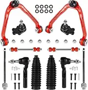 TadaMark Front Upper Control Arm with Ball Joints Suspension Kit with Polyurethena Bushing,Tie Rod Ends Sway Bar Stabilizer Links Fit for Chevrolet Silverado for GMC Sierra 1500 1999-2006 RWD
