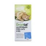 VQ Drontal Cat Ellipsoid 4kg 2 tab/4kg 4 tab/6kg 2 tablets Cat Wormer Cat Health