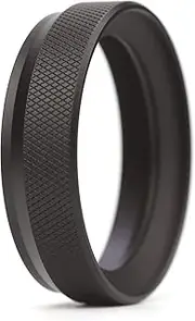 [Haoge] LUV-X100B Metal Lens Hood with MC UV Protection Multicoated Ultraviolet Lens Filter for Fujifilm X100F X100T X100S X100 X70 Fuji Camera 2in1 accessory set Black