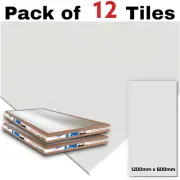 Suspended Vinyl Ceiling 1200mm x 600mm Wipeable Easyclean 1195mm x 595mm 12Tiles