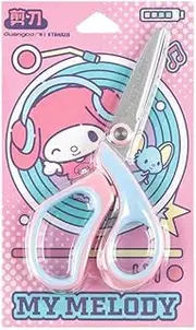 Feifei’S Bow Kids Kitty Cute Scissors,Children Blunt tip Safety Scissors with Plastic Handle for Scrapbooking Art DIY Craft Students Teaching Stationery (Set01(Random Color))