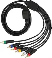 RGB RGBS Stable Component AV Cable with High Flexibility and 4 BNC Heads for NGC N64 SFC SNES Game Console Accessories